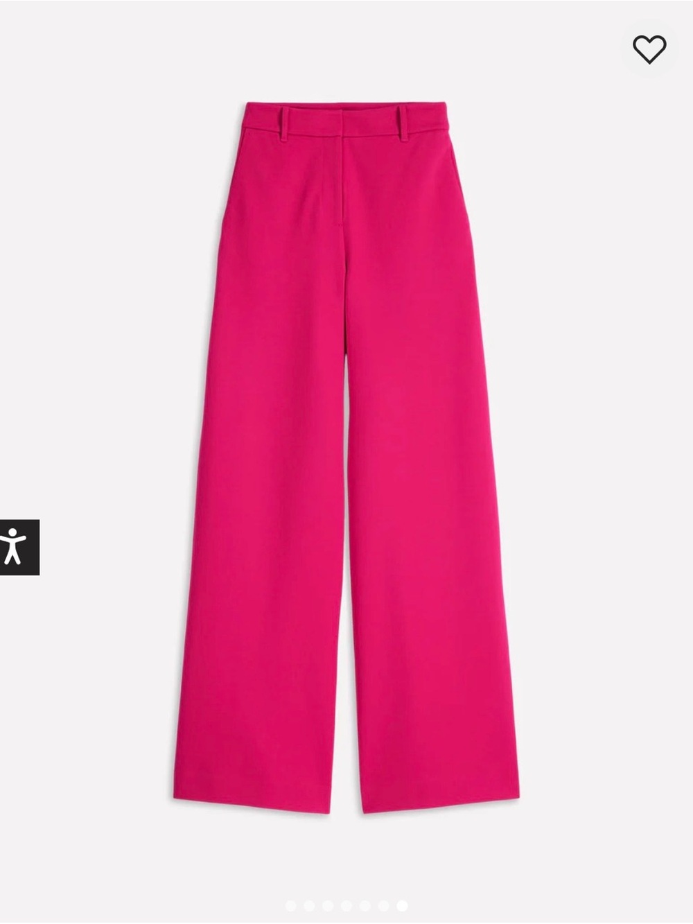 Boden Hot Pink Wide-Leg Trousers (12L)